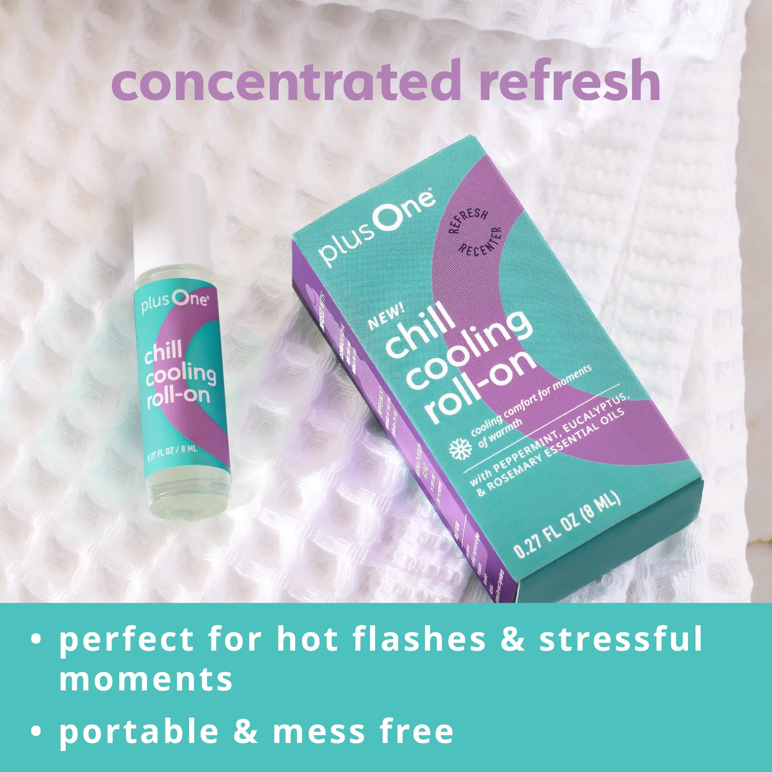 Chill Cooling Roll-On ?C Instant Hot Flash Support with Peppermint. Menthol & Ashwagandha - Image 2
