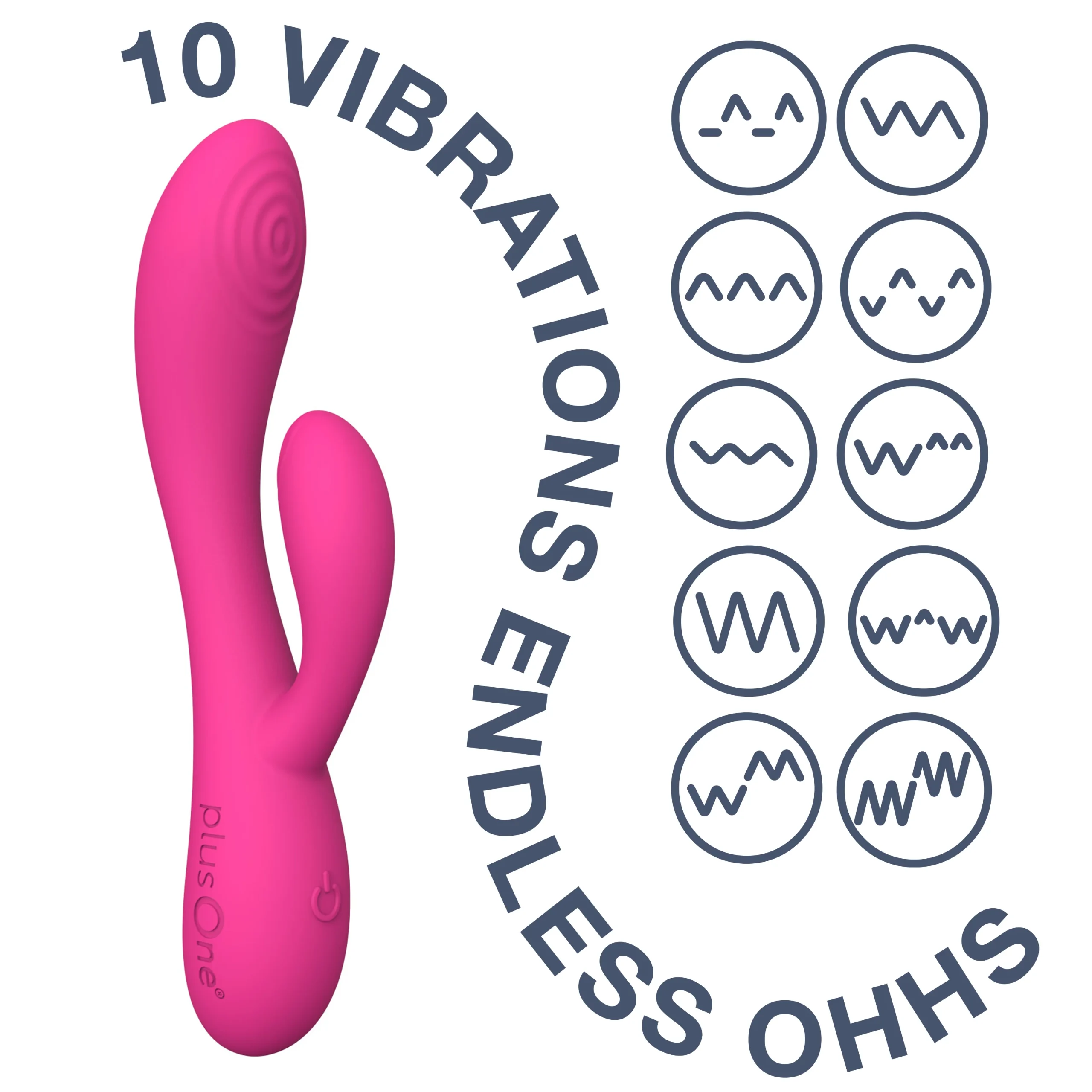 plusOne? Dual Rabbit Vibrating Massager - Image 5