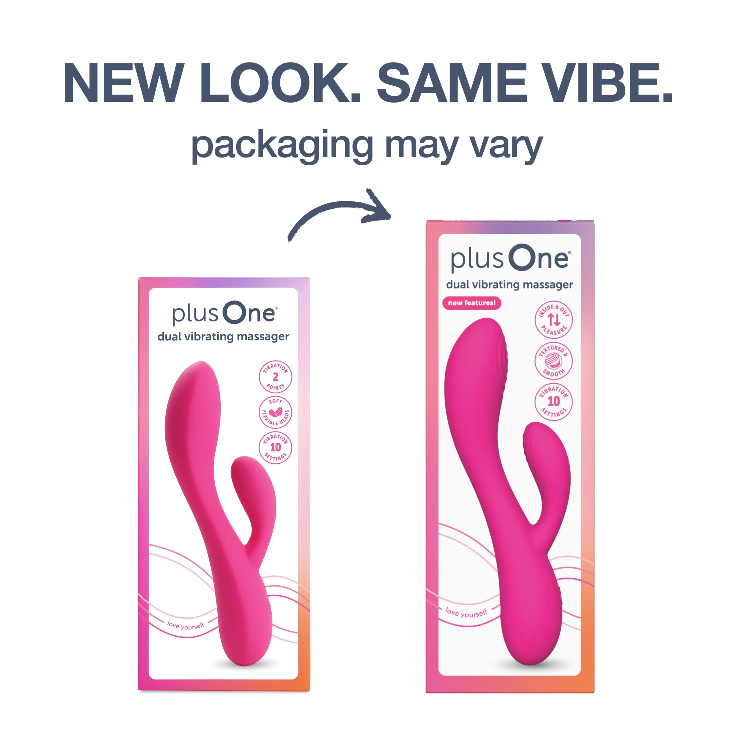 plusOne? Dual Rabbit Vibrating Massager - Image 11